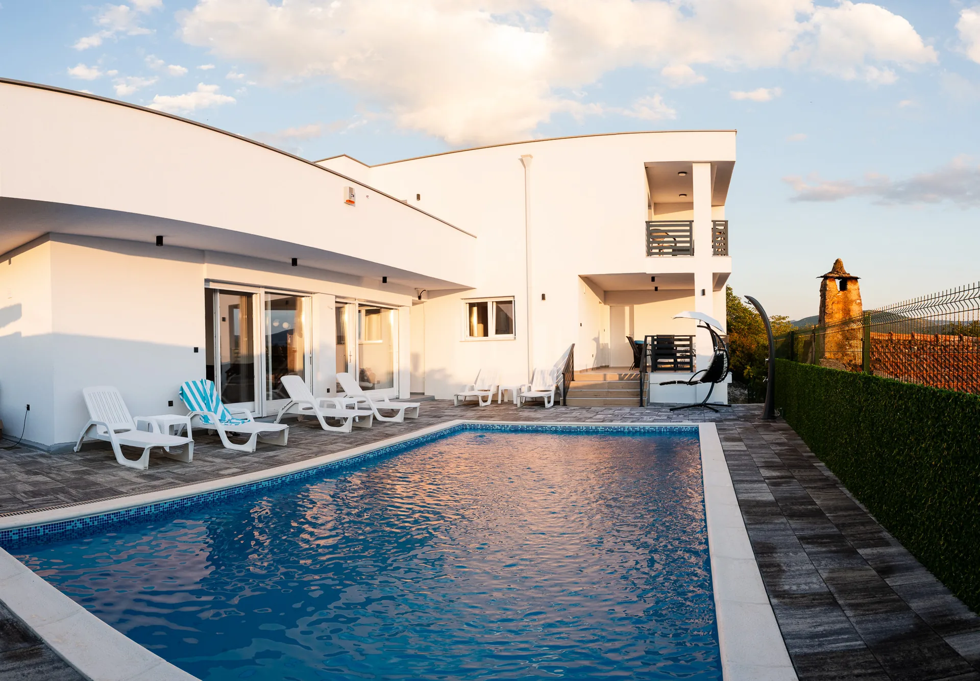 Daytime pool view